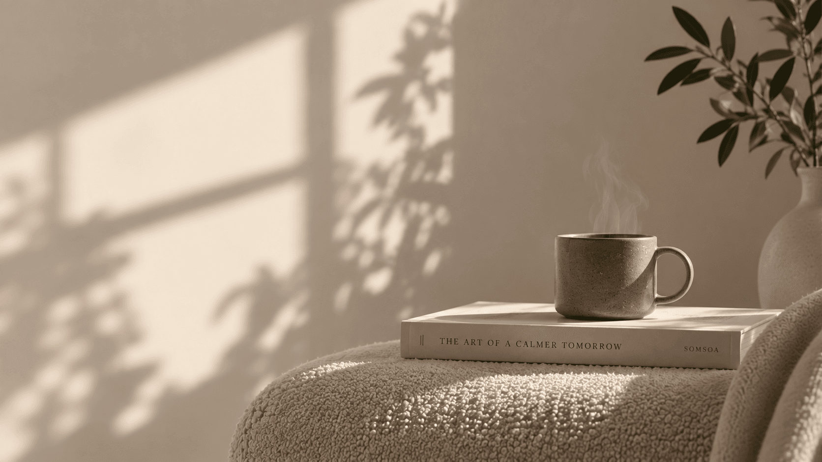 A quiet, comfortable moment at home